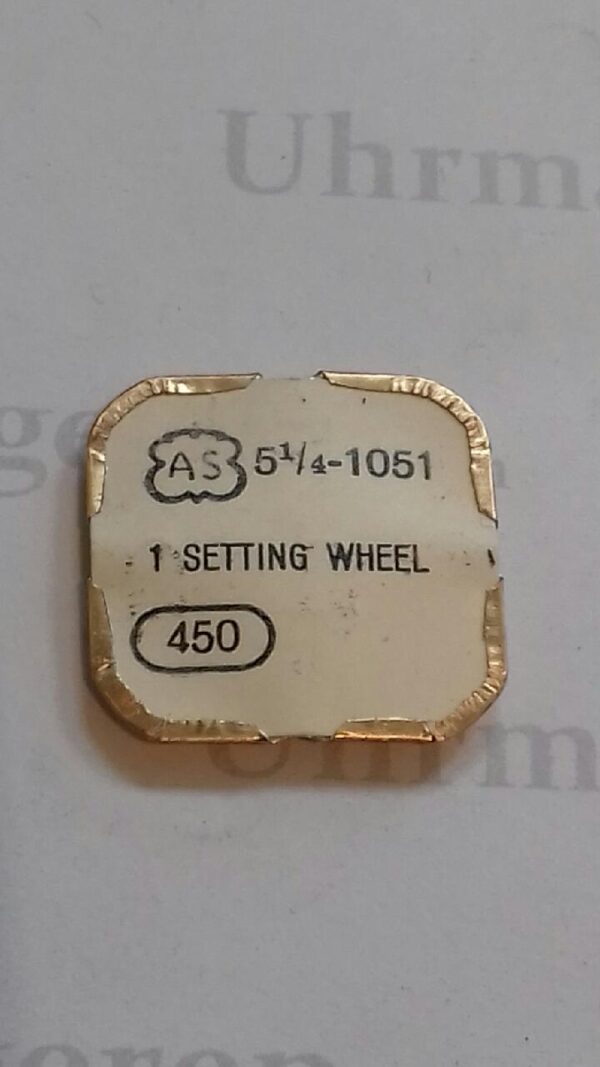 AS Cal. 1051 - 450. Setting wheel. NOS.