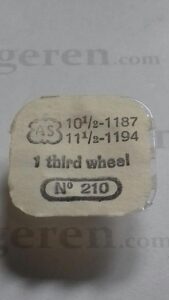 AS Cal. 1187 - 210. Third wheel. NOS.