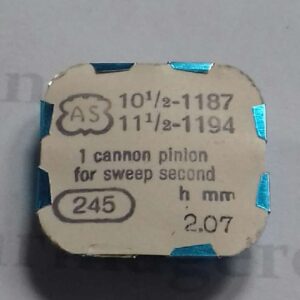 AS Cal. 1187 - 245. Cannon pinion for sweep second. NOS.