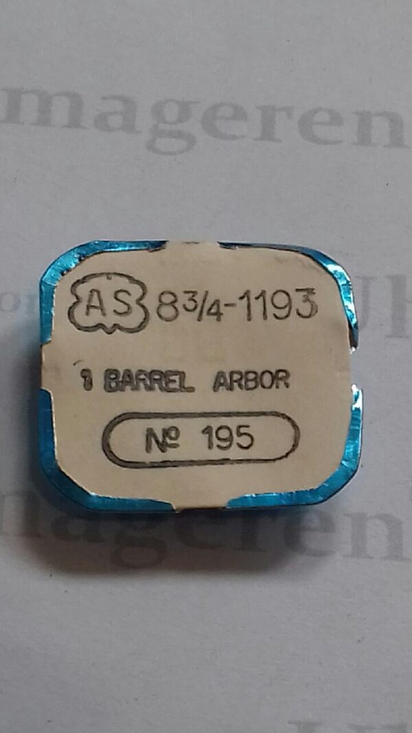 AS Cal. 1193 - 195. Barrel arbor. NOS.