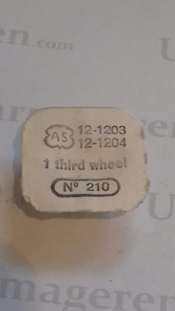 AS Cal. 1203 - 210. Third wheel. NOS.