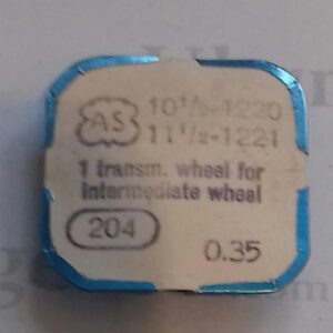AS Cal. 1220 - 204. Transm. wheel for intermediate wheel. NOS.