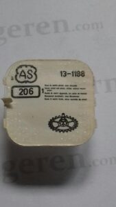 AS Cal. 1187 - 206. Center wheel and pinion drilled without cannon pinion. NOS.