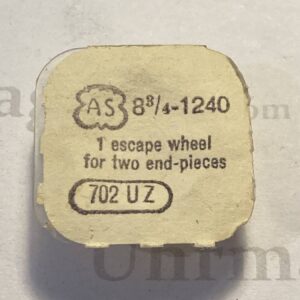 AS cal. 1240 part 702. Escape wheel for two end-pieces. NOS.