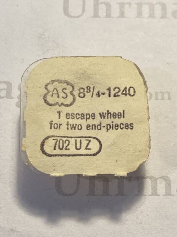 AS cal. 1240 part 702. Escape wheel for two end-pieces. NOS.