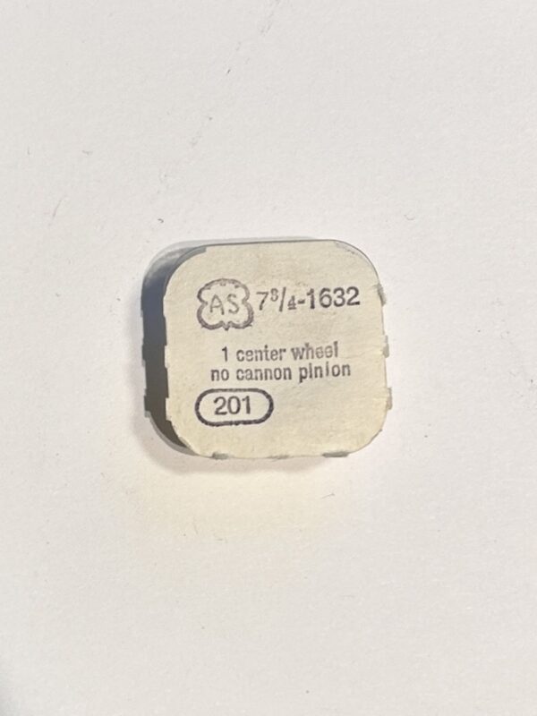 AS Cal 1632-201, Center wheel, no cannon pinion. NOS