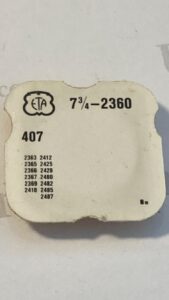 ETA Cal. 2360 part 407.