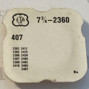 ETA Cal. 2360 part 407.