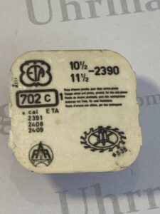 ETA Cal. 2390 part 702.