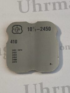 ETA Cal. 2450 part 410.